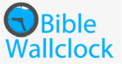 Bible words wall clock